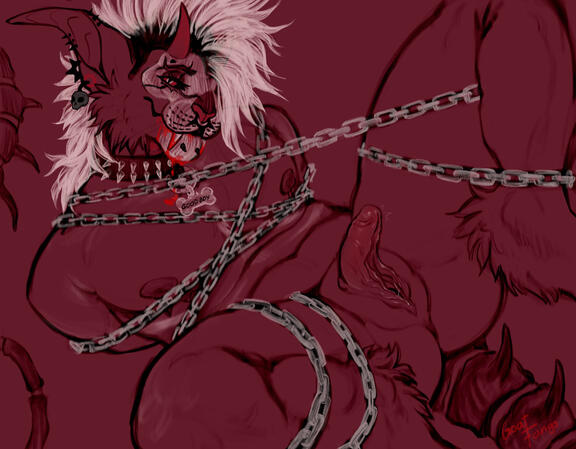uncoloured sketch (thigh up)